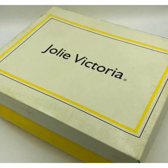 New vintage y2k JOLIE VICTORIA Black Heel Boot with Inside Zipper – Size 8 - Picture 9 of 9